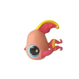 Littlest Pet Shop #643 BIS Peach, Pink and Yellow Angelfish